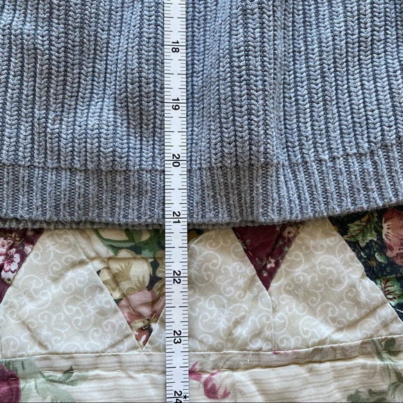 J. Jill gray knit loose sweater - Picture 8 of 8